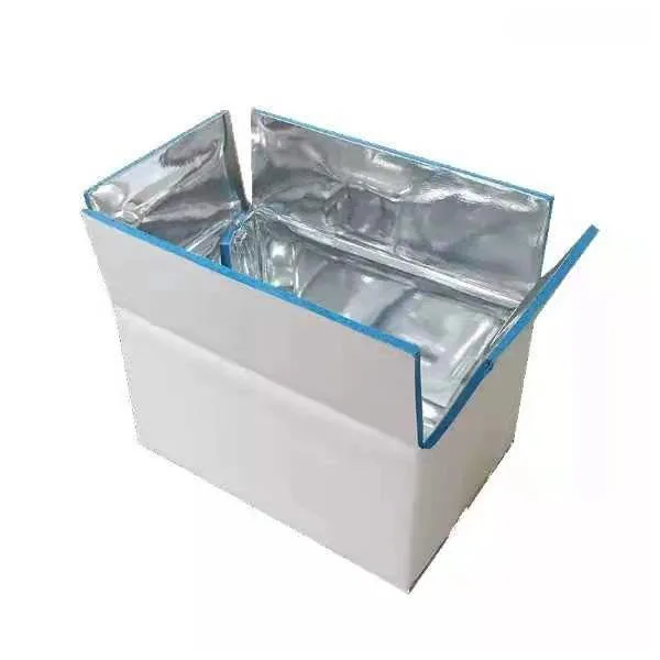 Caja de papel de aluminio térmica aislada para cajas de cadena de frío