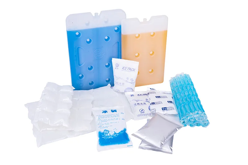 Gel packs, ice bricks and cooling media used in pharmaceutical cold chain packaging