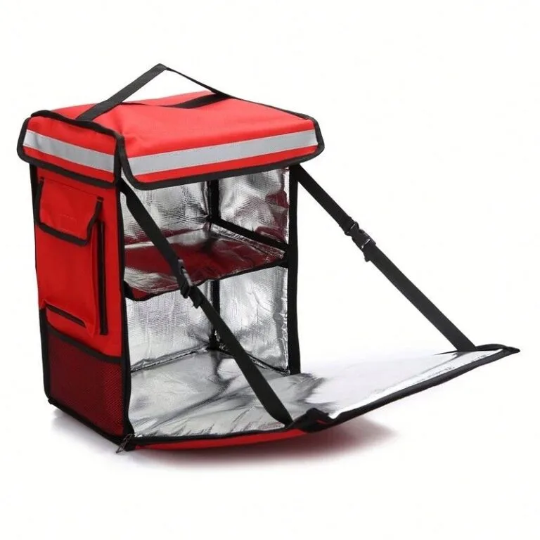 Bolsa térmica de PVC 500D para entrega de pizza