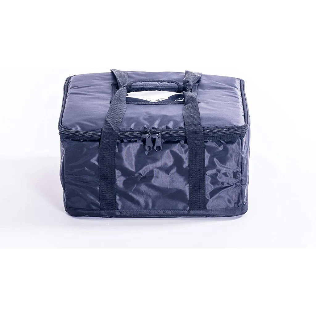 Große Thermo-Pizza-Liefertasche – 45,7 X 45,7 X 21,6 Cm – Für 4 Pizzakartons – Robust, Mit Tragegriff & Klettverschluss