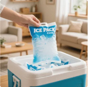 Paquete de hielo para caja fría