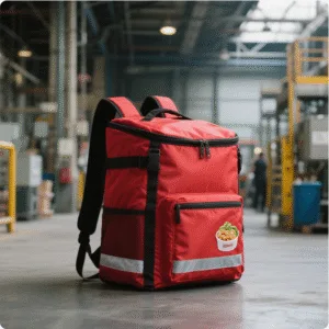 Mochila para la entrega de alimentos