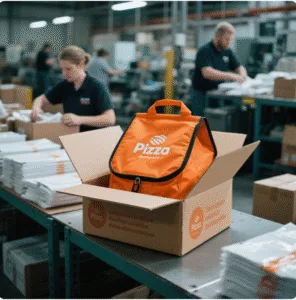Bolsas de entrega de pizza personalizadas | Quente & Entrega sustentável