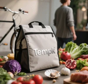 Bolsa de entrega de comida para bicicleta