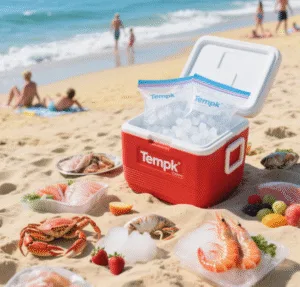 dry ice in ice chest
