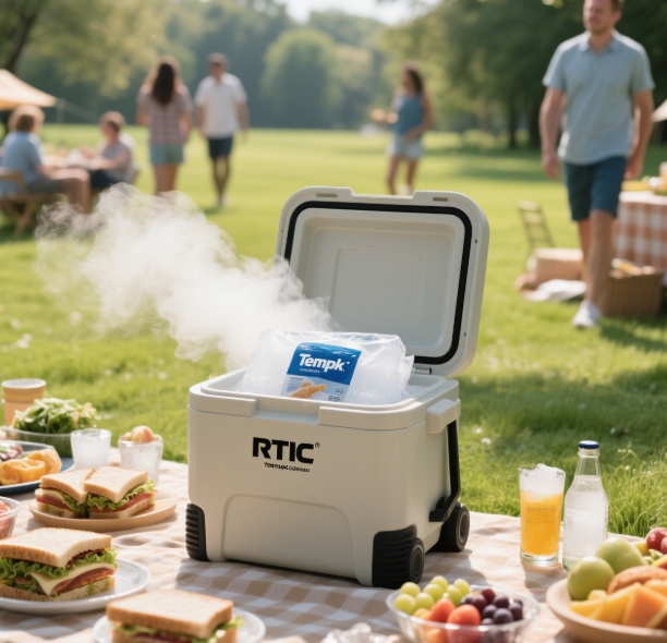 Dry Ice in an RTIC Cooler