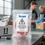 Dry Ice Packing Label (2025): UN1845, Class 9 & AWB