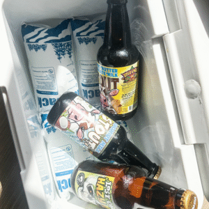 how to pack dry ice in a cooler