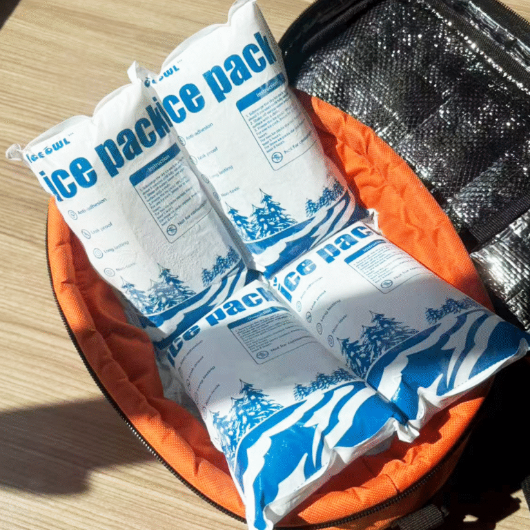 how to use dry ice packs