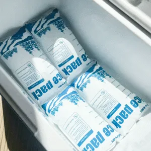 how to pack frozen food with dry ice