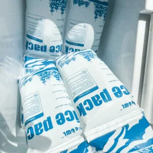 dry ice to keep food cold