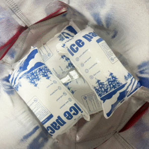 Wie man Muttermilch sicher mit Trockeneis einpackt