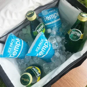 dry ice in a cooler