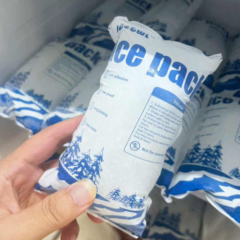 combine regular ice and dry ice