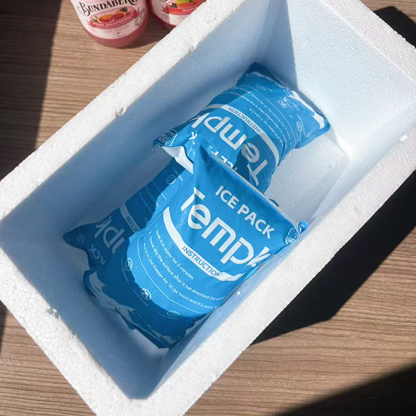 pack dry ice cooler