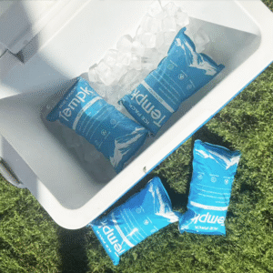 dry ice bags keep ice cream frozen