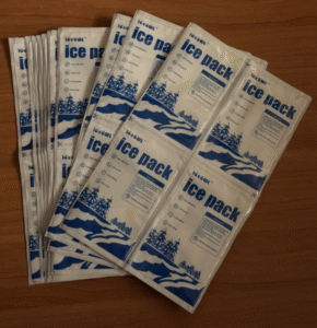 What are dry ice packs and polymer gel refrigerant packs