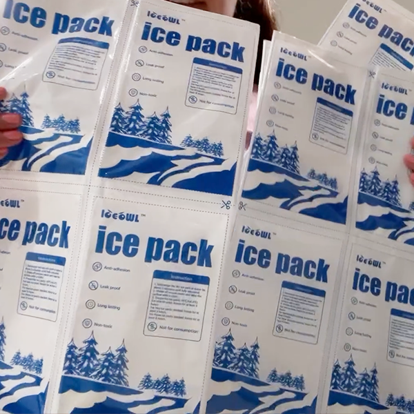 Frozen goods dry ice packs