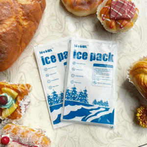 Disposable dry ice gel packs