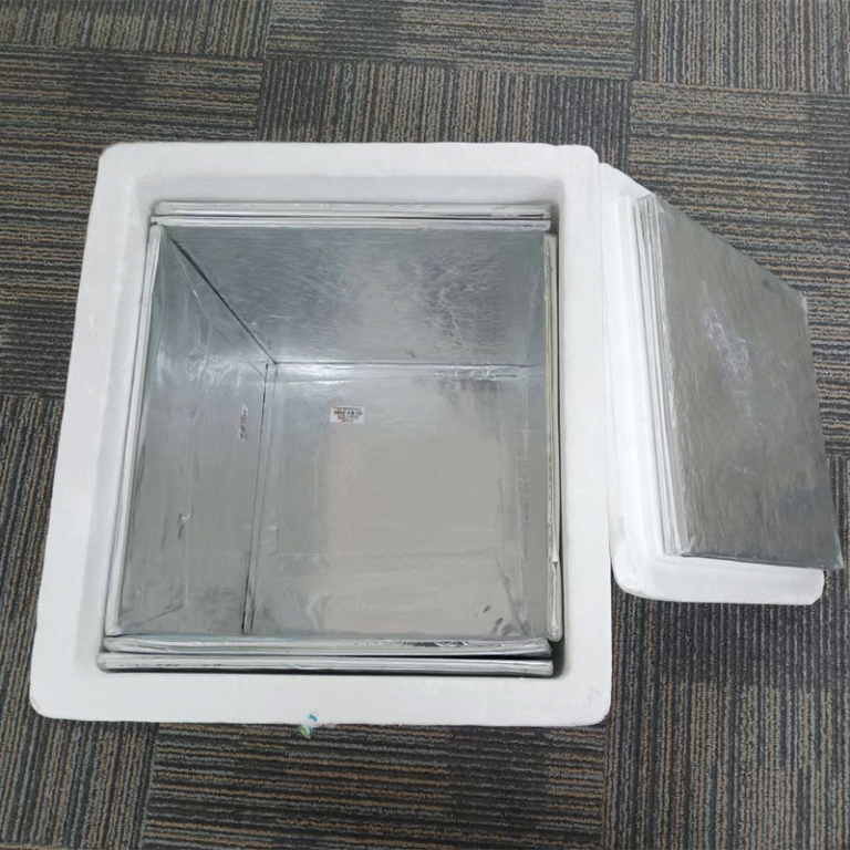 VIP insulated crate for enzyme shipping
