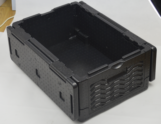 Foldable EPP Foam Cooler Bin for Grocery Delivery2