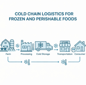 Cadena de Frío para Congelados & Alimentos perecederos