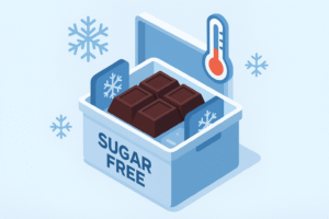 cadeia de frio Sugar Free Chocolate Temperature Control Guide