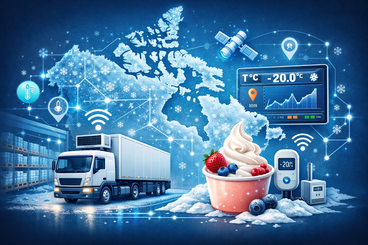 Temperature-Controlled Ice Cream Delivery in Canada
