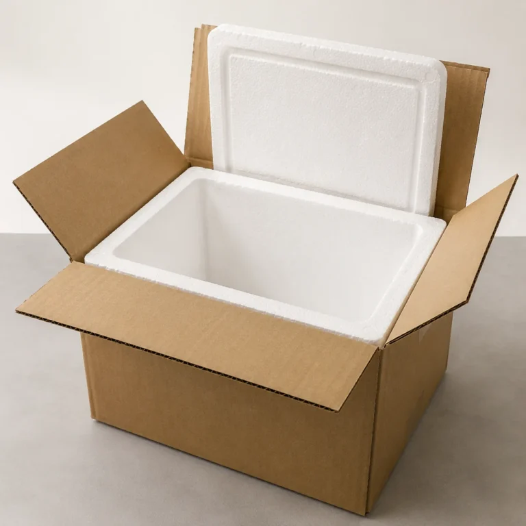 EPS-Lined Insulated Shipping Box for Chilled & أغذية مجمدة